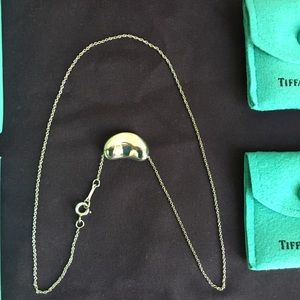 Tiffany Necklace and earring set (bean)